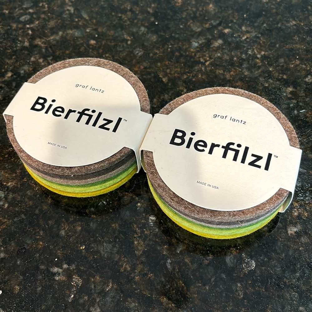 12 Wool Bierfilzl Coasters